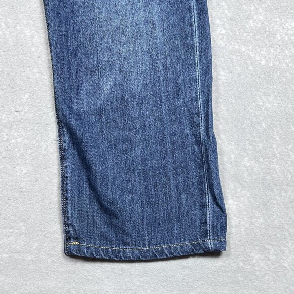 Tommy Bahama Jeans Mens Size 36 Blue Standard Bootcut Dark Wash Denim Pockets - Picture 4 of 15